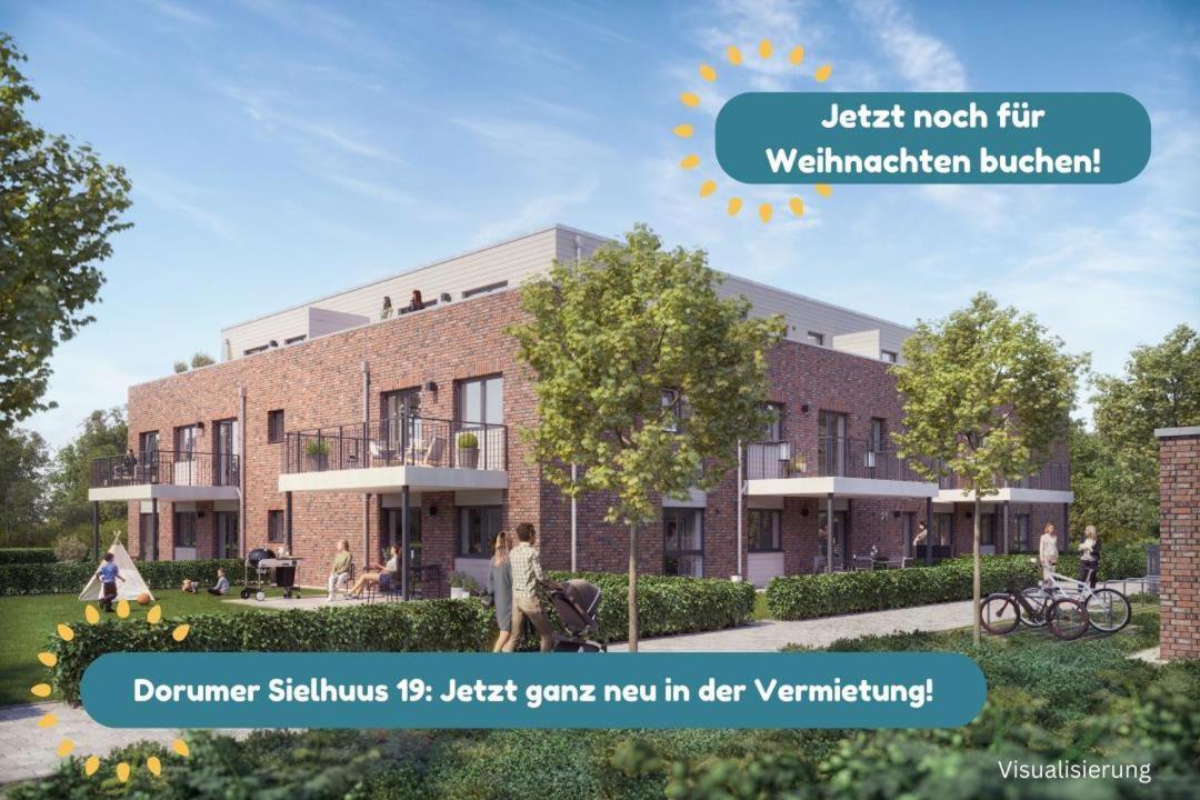 Dorumer Sielhuus 19 Mit Dachterrasse Und Sauna Exterior foto
